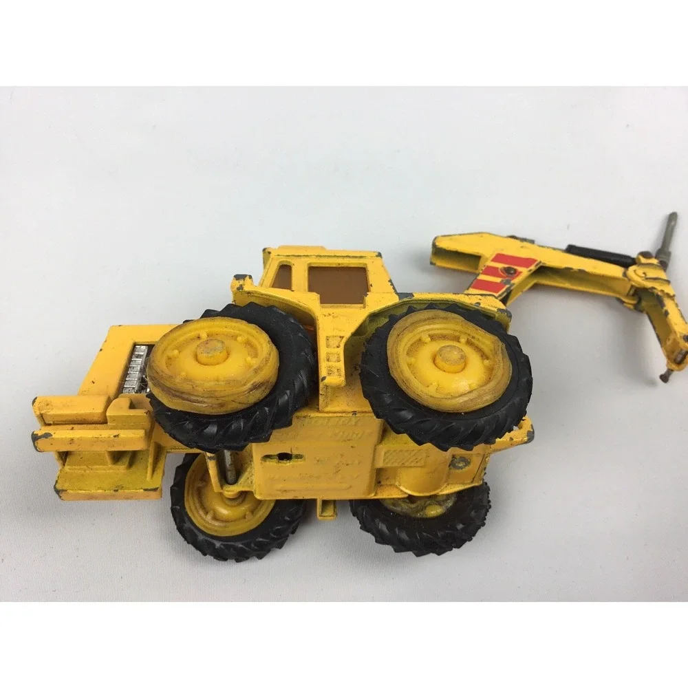 Vintage‎ Matchbox Super Kings Construction Tractor Yellow Truck